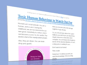 Toxic Human Behaviour pdf by akp51v AK Patil Product Image