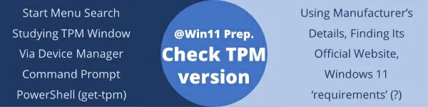 Get Your TPM version for Windows 11 Right Now – My Experience