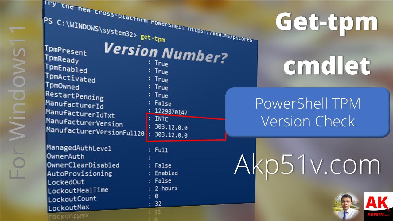 PowerShell shows you a list of TPM Objects and this screenshot featured all the related details in your PowerShell window.