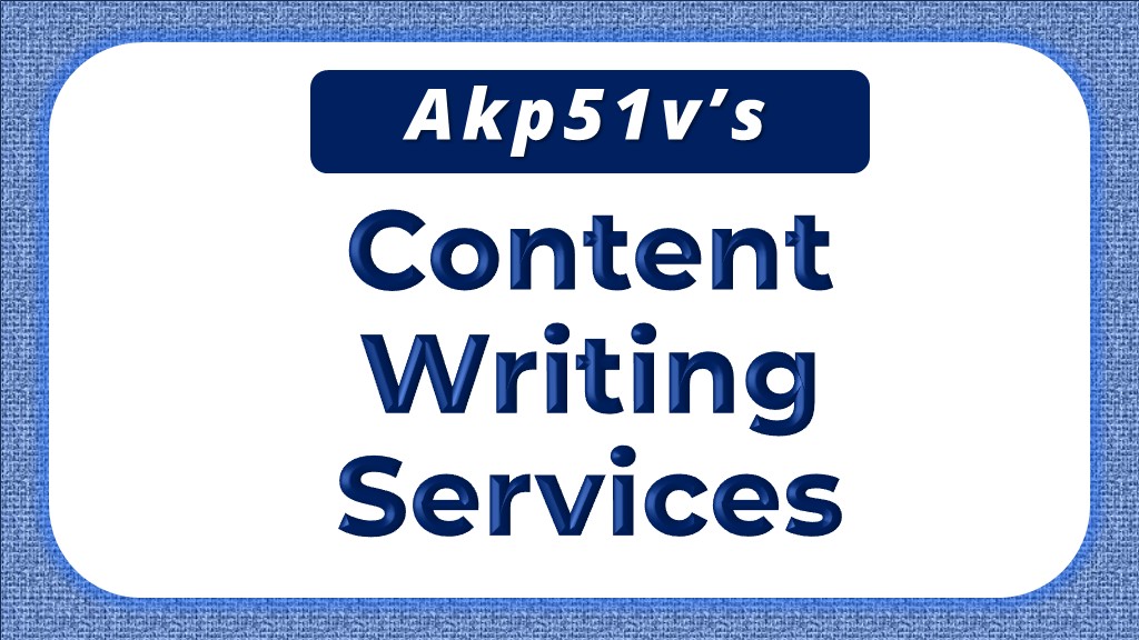 Featured image - Introducing Akp51v's content writing services